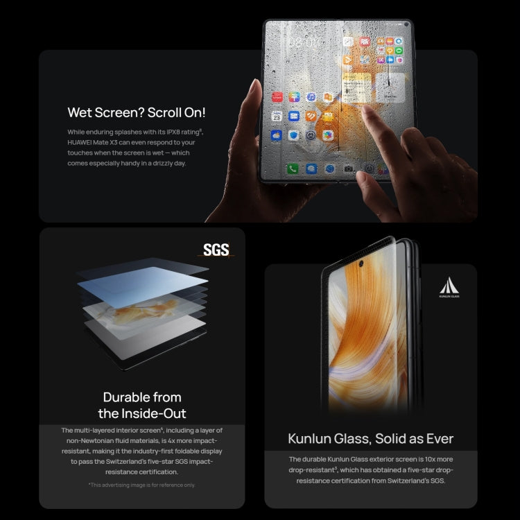 Triple Cameras, Face ID & Side Fingerprint Identification, 5060mAh Battery, 7.85 inch + 6.4 inch Screen, HarmonyOS 3.1 Snapdragon 8+ 4G Octa Core up to 3.2GHz, Network: 4G, OTG, NFC, Not Support Google Play, 1TB Triple Cameras, Face ID & Side Fingerprint Identification, 5060mAh Battery, 7.85 inch + 6.4 inch Screen, HarmonyOS 3.1 Snapdragon 8+ 4G Octa Core up to 3.2GHz, Network: 4G, OTG, NFC, Not Support Google Play, 1TB